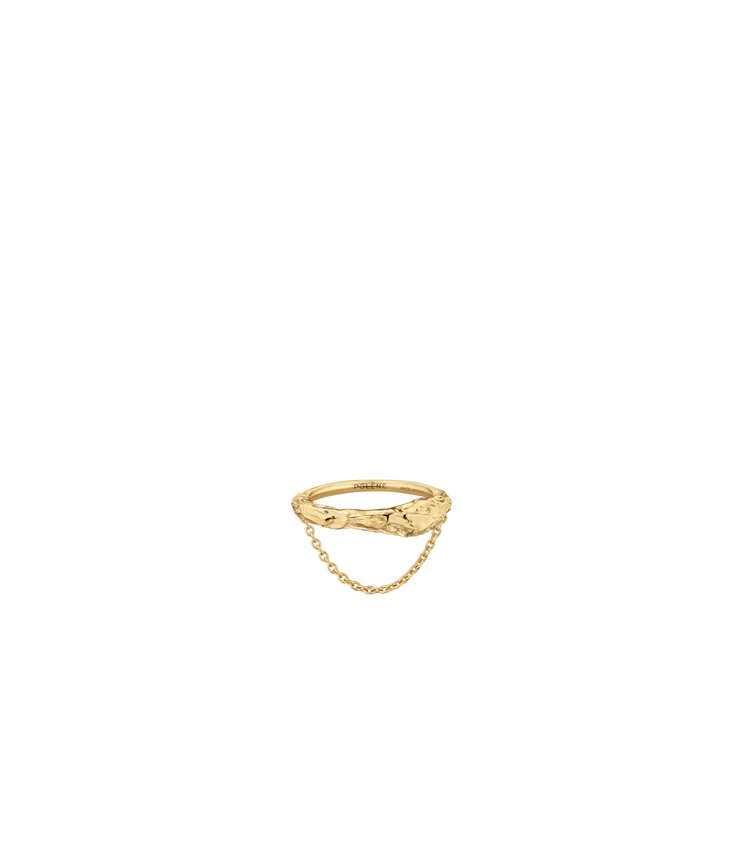 Anello a catena Eroz, edizione dorata