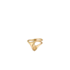 Anello Eroz Fine Edition placcato in oro 24 carati