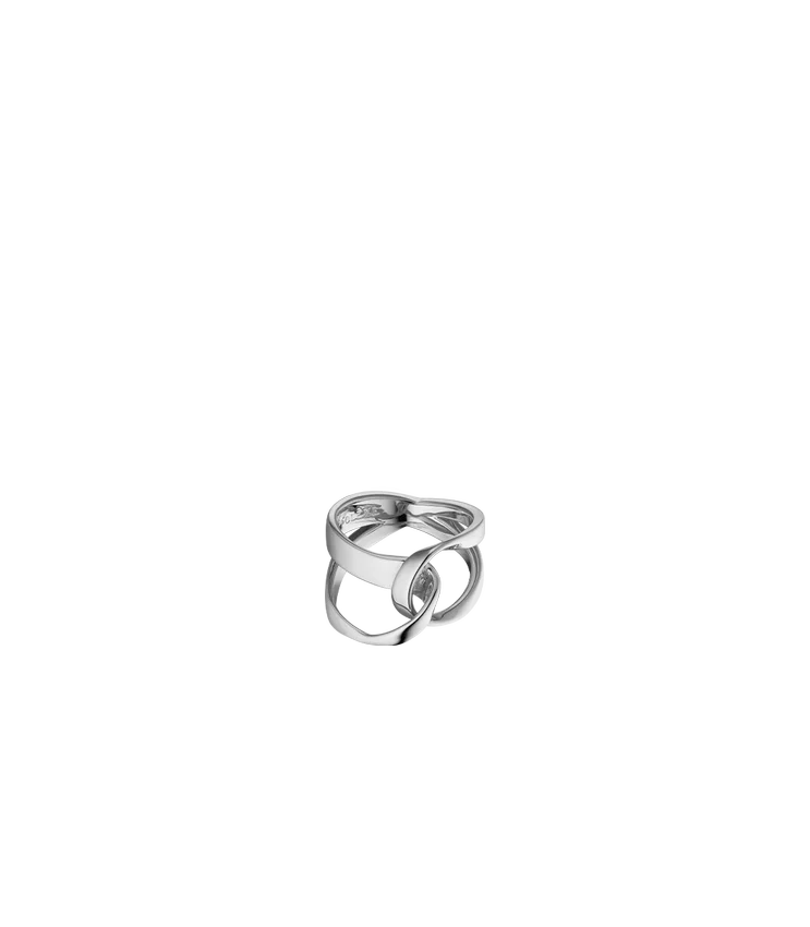 Anello Éole, edizione in ottone placcato argento rodiato