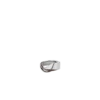 Anello Ormé Edizione Argento rodiato con pelle color taupe