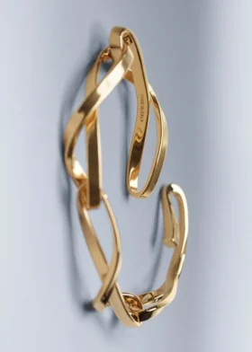Bracciale a catena Éole, edizione con placcatura in oro carati