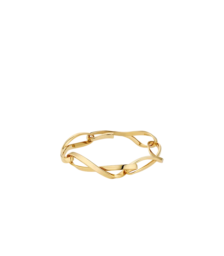 Bracciale a catena Éole, edizione con placcatura in oro carati