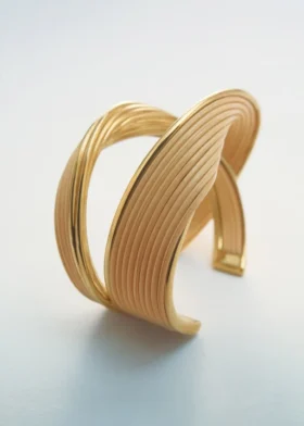 Bracciale a cuffia Rozo Edizione Rattan