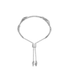 Bracciale Eroz in ottone placcato argento rodiato