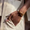 Bracciale Éole Edition placcato in oro a 24 carati