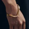 Bracciale Éole, edizione placcata in oro