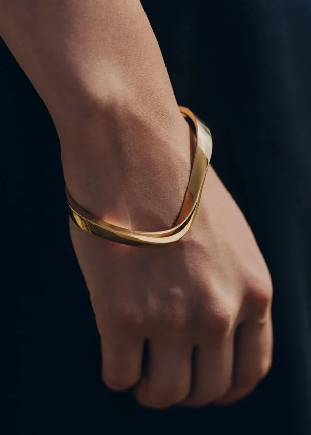 Bracciale Éole, edizione placcata in oro