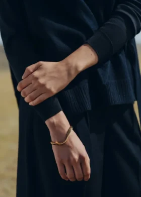 Bracciale Éole, edizione placcata in oro