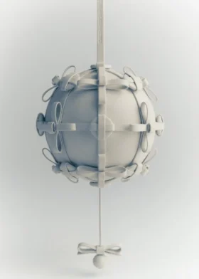 Button Bow Sphere Edition Porcelain
