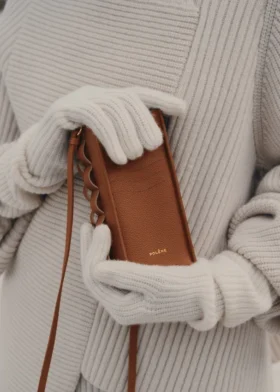Custodia per telefono Onda Edizione Cognac
