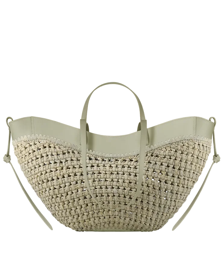 Cyme Edition in rafia color alloro