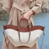 Cyme Edition in tela color cognac
