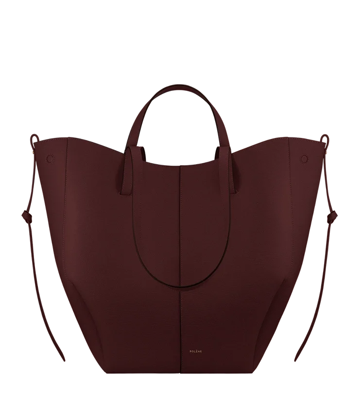 Cyme Tote Edition in ciliegio nero testurizzato