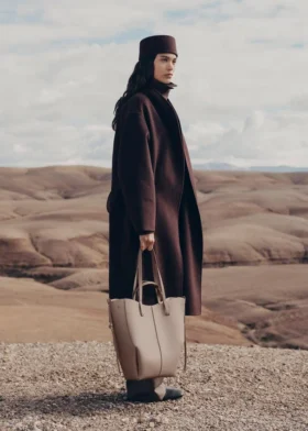 Cyme Tote Edition Taupe testurizzato