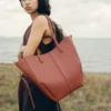Cyme Tote Edition Terracotta testurizzata