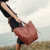 Cyme Tote Edition Terracotta testurizzata