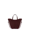 Cyme Tote Nano Edition in ciliegio nero testurizzato