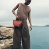Cyme Tote Nano Edition Terracotta testurizzata