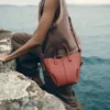 Cyme Tote Nano Edition Terracotta testurizzata