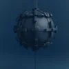 Edizione Sfera con fiocco e bottone, colore inchiostro
