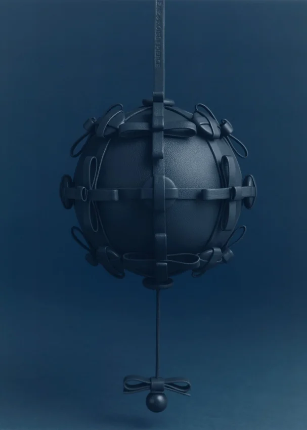 Edizione Sfera con fiocco e bottone, colore inchiostro