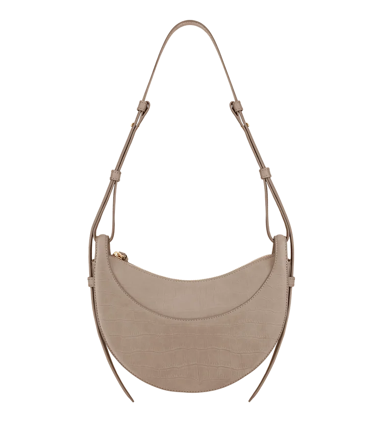 Numéro Dix Edition in nabuk coccodrillo color taupe