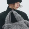 Numéro Neuf Large Edition in pietra merino