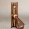 Portacarte Kayé Edition Textured Duo Camel