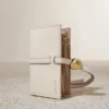 Portacarte Kayé Edition Textured Duo Chalk