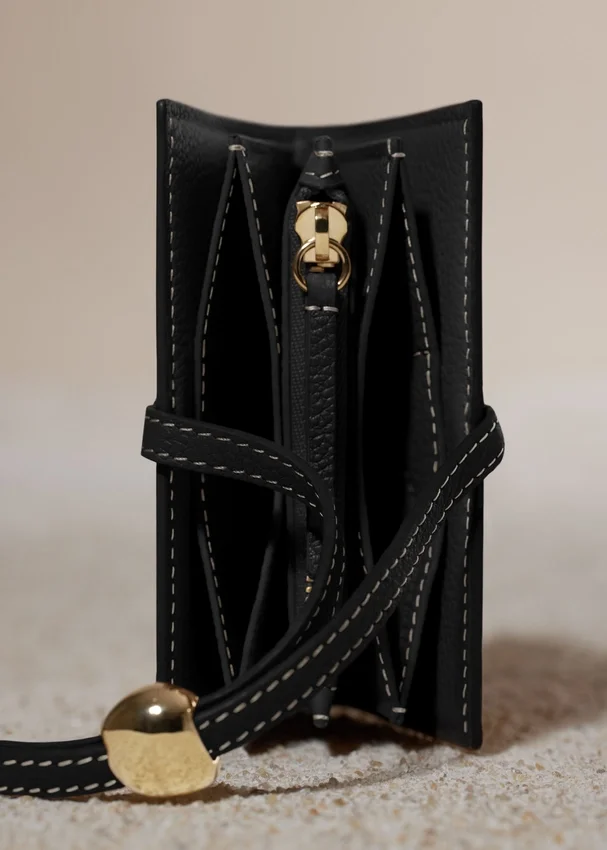 Portacarte Kayé Edizione Textured Black